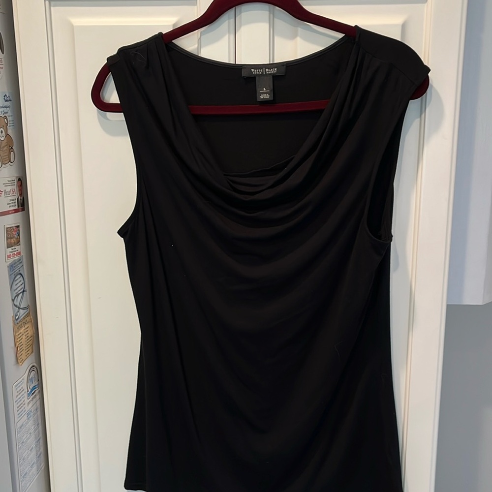 White House Black Market Black Tank Top